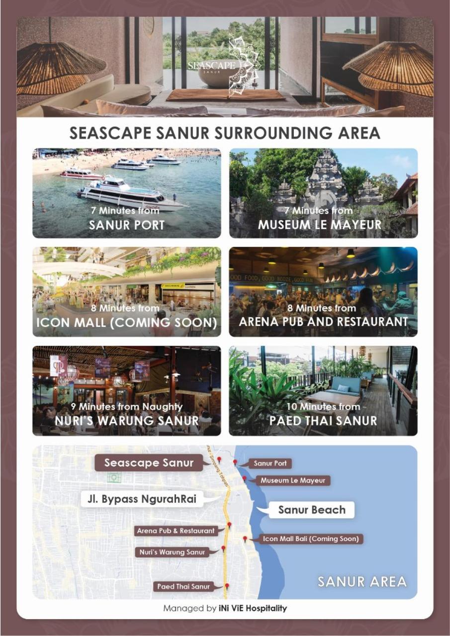Seascape Luxury Resort & Spa Sanur By Ini Vie Hospitality (Adults Only) Esterno foto
